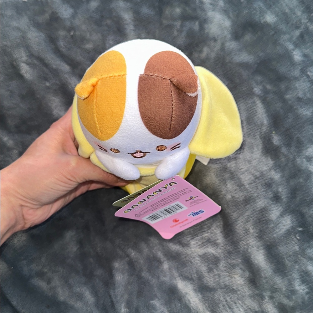 Bananya and the curious bunch calico bananya Cat Plush Toy New - Picture 6 of 8